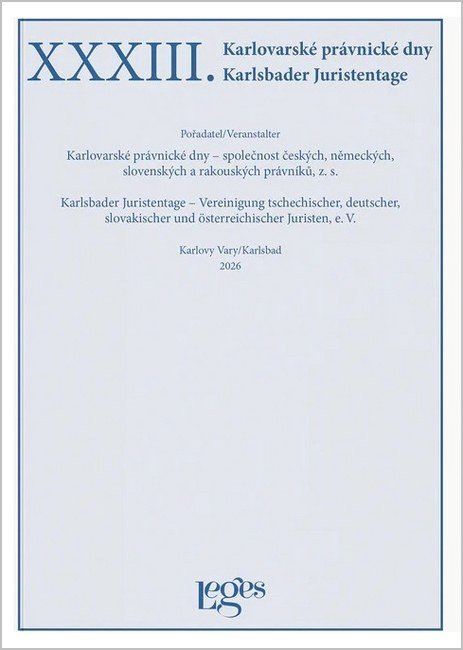 : XXXIII. Karlovarské právnické dny