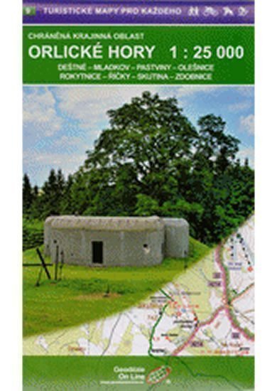 neuveden: Orlické hory 1:25T /9 Turistické mapy pro každého