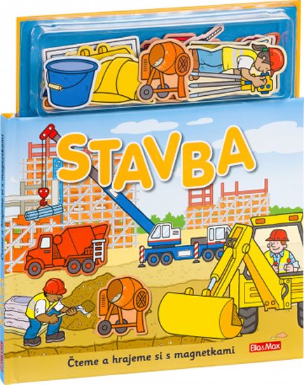 neuveden: Stavba - Knížka s magnetkami neuveden: Stavba - Knížka s magnetkami