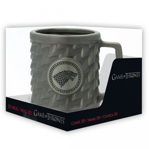 neuveden: Hrnek Game of Thrones - Stark 3D 500 ml neuveden: Hrnek Game of Thrones - Stark 3D 500 ml