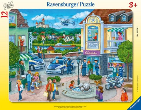 neuveden: Ravensburger Puzzle - Policejní zásah 12 dílků
