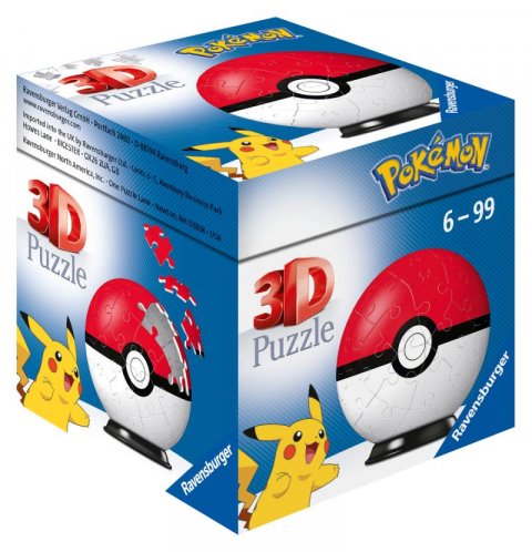 neuveden: 3D Puzzle-Ball: Pokémon 54 dílků