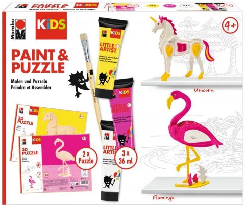 neuveden: Marabu KiDS Little Artist PaintPuzzle - Unicorn