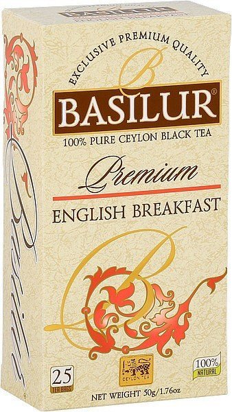 neuveden: BASILUR Premium English Breakfast nepřebal 25x2g
