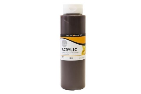 neuveden: Daler - Rowney SIMPLY akrylová barva - Brown 750 ml