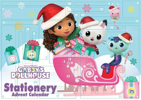 neuveden: Gabby´s Dollhouse Adventní kalendář (Papírenský)