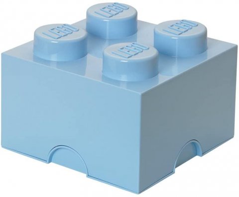 neuveden: Úložný box LEGO 4 - světle modrý