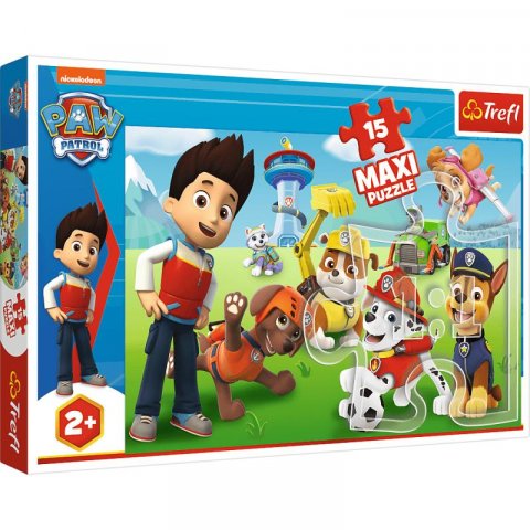 neuveden: Trefl Puzzle Tlapková patrola / 15 dílků MAXI