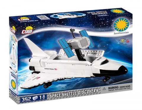 neuveden: Stavebnice COBI - SMITHSONIAN Raketoplán Discovery, 352 kostek, 1 figurka