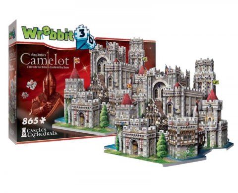 neuveden: Puzzle 3D Hrad Kamelot 865 dílků