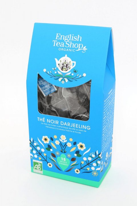 neuveden: English Tea Shop Čaj Darjeeling bio, 15 pyramidek
