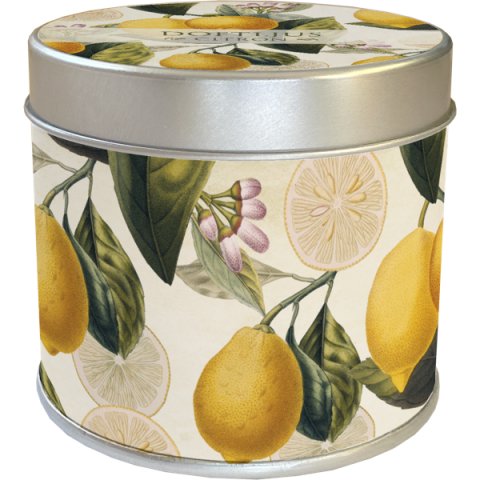 -: Vonná svíčka v plechové dóze Lemons