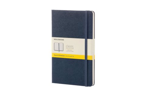 neuveden: Moleskine Zápisník modrý L čtverečkovaný, tvrdý neuveden: Moleskine Zápisník modrý L čtverečkovaný, tvrdý