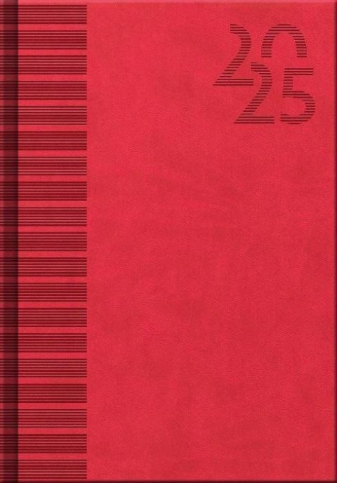 neuveden: Diář 2025 Vivella Red, denní A5 neuveden: Diář 2025 Vivella Red, denní A5