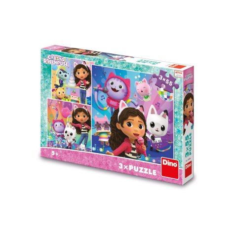 neuveden: Puzzle Gábi: Oslava 3x55 dílků neuveden: Puzzle Gábi: Oslava 3x55 dílků