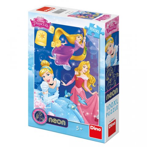 neuveden: Disney Princezny - Oslava: svítící neonové puzzle 100XL dílků neuveden: Disney Princezny - Oslava: svítící neonové puzzle 100XL dílků