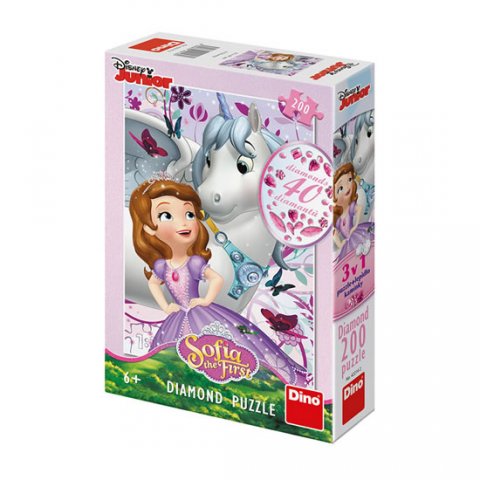 neuveden: Sofie první a jednorožec: diamond puzzle 200 dílů neuveden: Sofie první a jednorožec: diamond puzzle 200 dílů