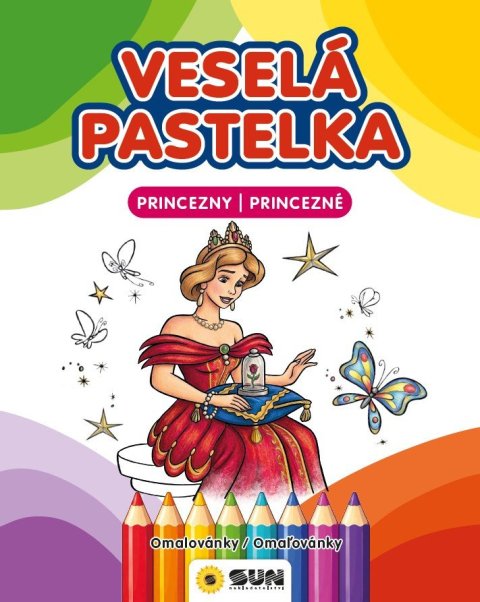 : Princezny/Princezné - Veselá pastelka
