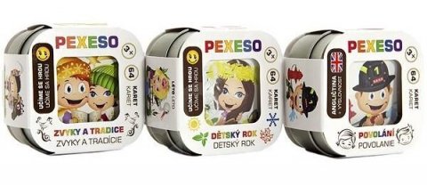 neuveden: Pexeso Povolání, Dětský rok, Zvyky 3ks v krabičce