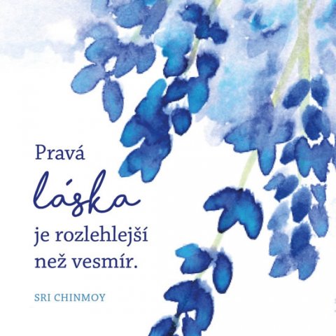 Chinmoy Sri: Korkový podtácek s citátem - Pravá láska je rozlehlejší než vesmír Chinmoy Sri: Korkový podtácek s citátem - Pravá láska je rozlehlejší než vesmír