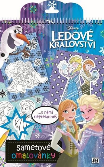 neuveden: Ledové království - Sametové omalovánky
