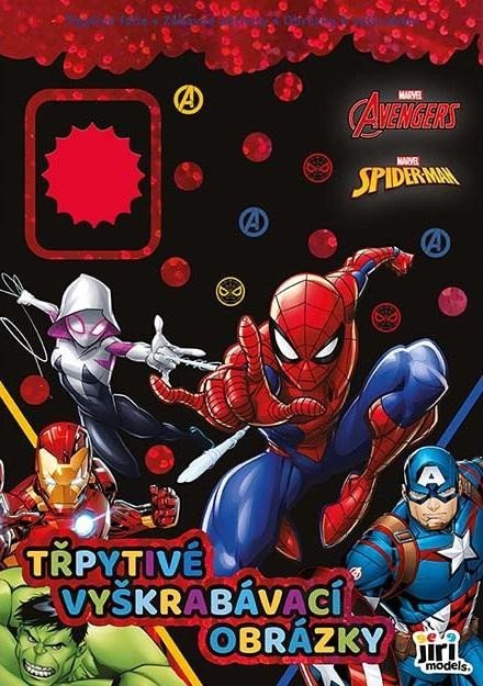 neuveden: Třpytivé vyškrabávací obrázky Marvel