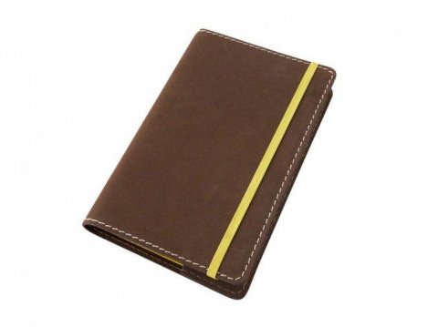neuveden: Kožený obal na diář Moleskine L 21 x 13 cm - kůže hnědá Nubuk