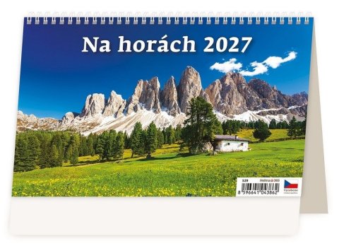 : Kalendář stolní 2027 - Na horách – 14denní