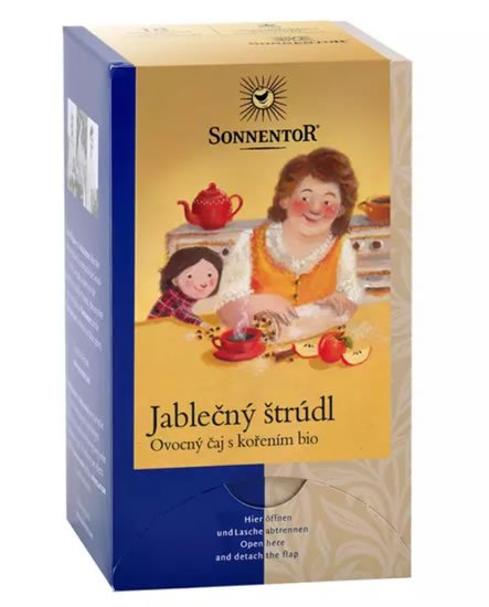 neuveden: Sonnentor - Jablečný štrúdl bio čaj porcovaný 45g