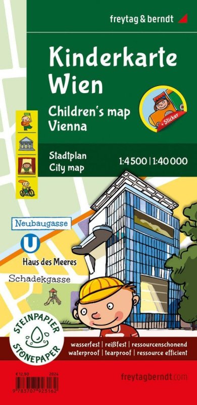 neuveden: Vídeň 1:40 000 / dětská mapa města neuveden: Vídeň 1:40 000 / dětská mapa města
