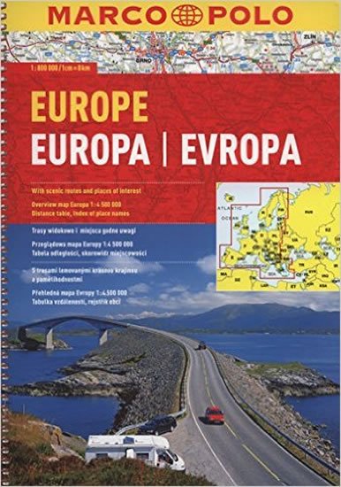 neuveden: Evropa-Europa/atlas-spirála MD 1:800 neuveden: Evropa-Europa/atlas-spirála MD 1:800
