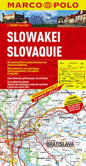 neuveden: Slovensko 1:200 000 mapa