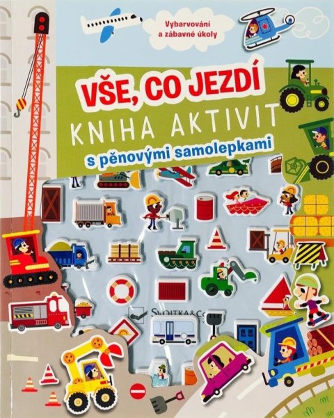 neuveden: Vše, co jezdí - Kniha aktivit s pěnovými samolepkami