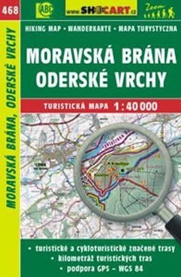 neuveden: SC 468 Moravská Brána, Oderské vrchy 1:40 000