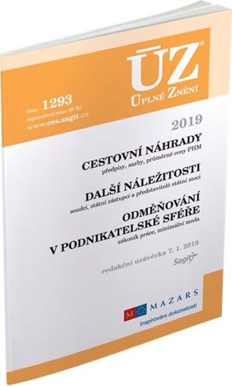 neuveden: ÚZ 1293 Cestovní náhrady, Odměňování v podnikatelské sféře 2019