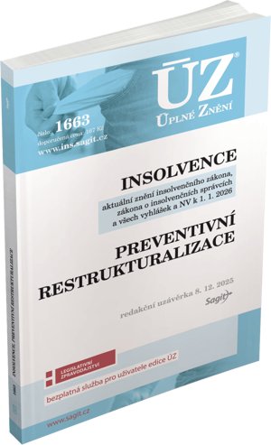 neuveden: ÚZ 1663 Insolvence, Preventivní restrukturalizace
