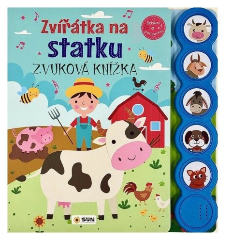 -: Zvířátka na statku - Zvuková knížka
