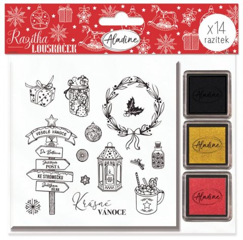 neuveden: Razítka Aladine Stampo Noël - Louskáček