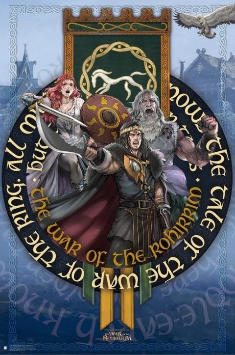 -: Pán prstenů Plakát Maxi The War of the Ring 91,5 x 61 cm