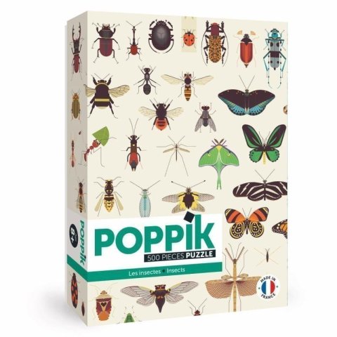 neuveden: Poppik Puzzle - Hmyz/500 dílků