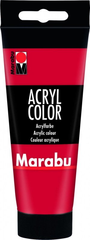 neuveden: Marabu Acryl Color akrylová barva - třešňově červená 100 ml