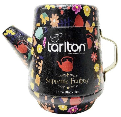 neuveden: TARLTON Tea Pot Supreme Fantasy Black Tea plech 100g