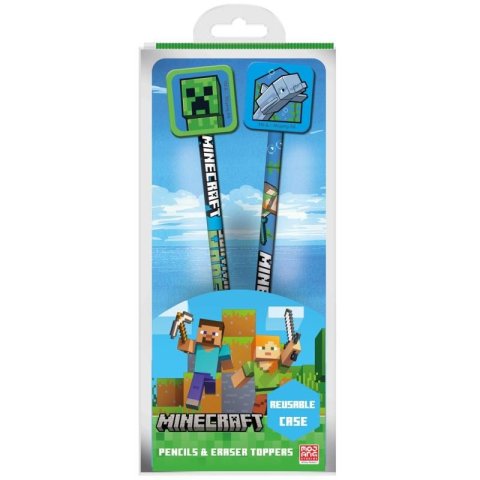 neuveden: Minecraft set 2 tužek s topperem neuveden: Minecraft set 2 tužek s topperem