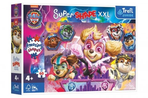 neuveden: Puzzle Super Shape XXL Tlapková patrola ve velkofilmu 60 dílků neuveden: Puzzle Super Shape XXL Tlapková patrola ve velkofilmu 60 dílků