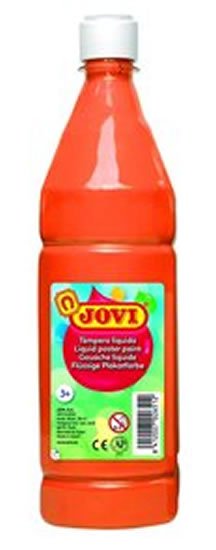 neuveden: JOVI temperová barva 1000ml v lahvi oranžová neuveden: JOVI temperová barva 1000ml v lahvi oranžová