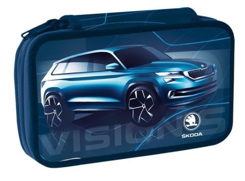 neuveden: Školní penál třípatrový - Škoda Vision