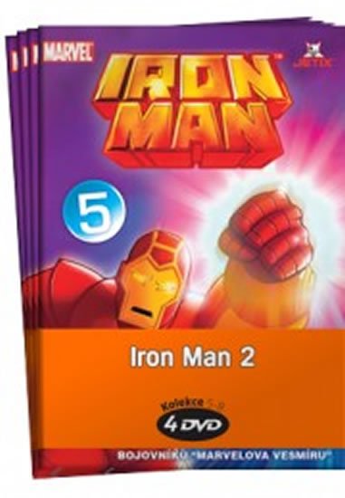 neuveden: Iron Man 2. - 5 - 8 / kolekce 4 DVD neuveden: Iron Man 2. - 5 - 8 / kolekce 4 DVD