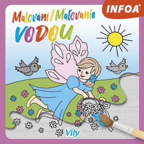 neuveden: Malování / Maľovanie vodou - Víly