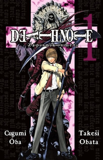 Ohba Cugumi, Obata Takeši,: Death Note - Zápisník smrti 1 + dárek zarážka do knihovny