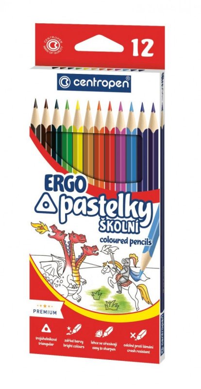 neuveden: Centropen Pastelky 9521 trojhranné (12 ks) neuveden: Centropen Pastelky 9521 trojhranné (12 ks)